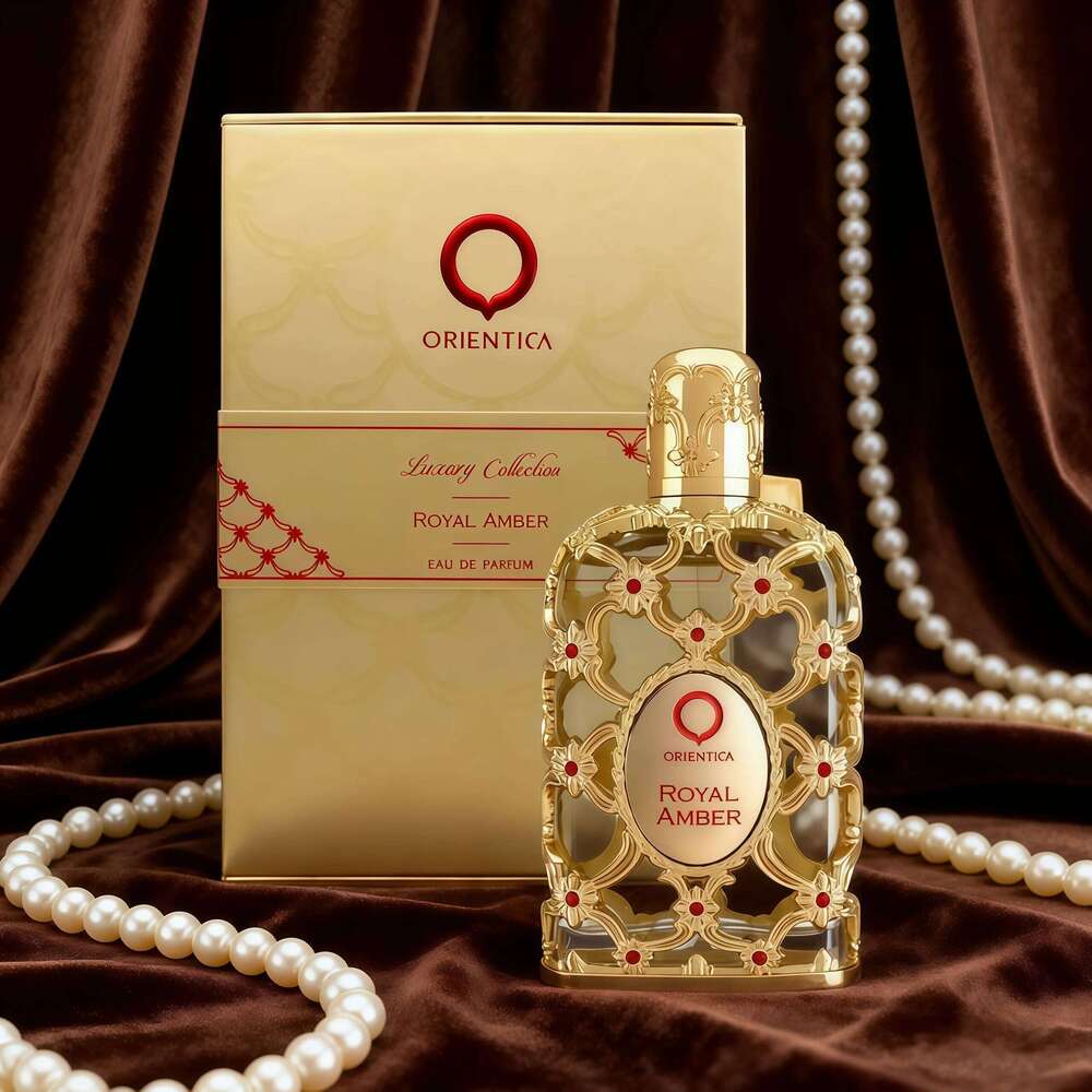 Orientica Royal Amber Unisex Perfume Long Lasting Eau de Parfum Spray 100ml Luxury Saffron Rose Oud Oriental Woody Fragrance Z260311