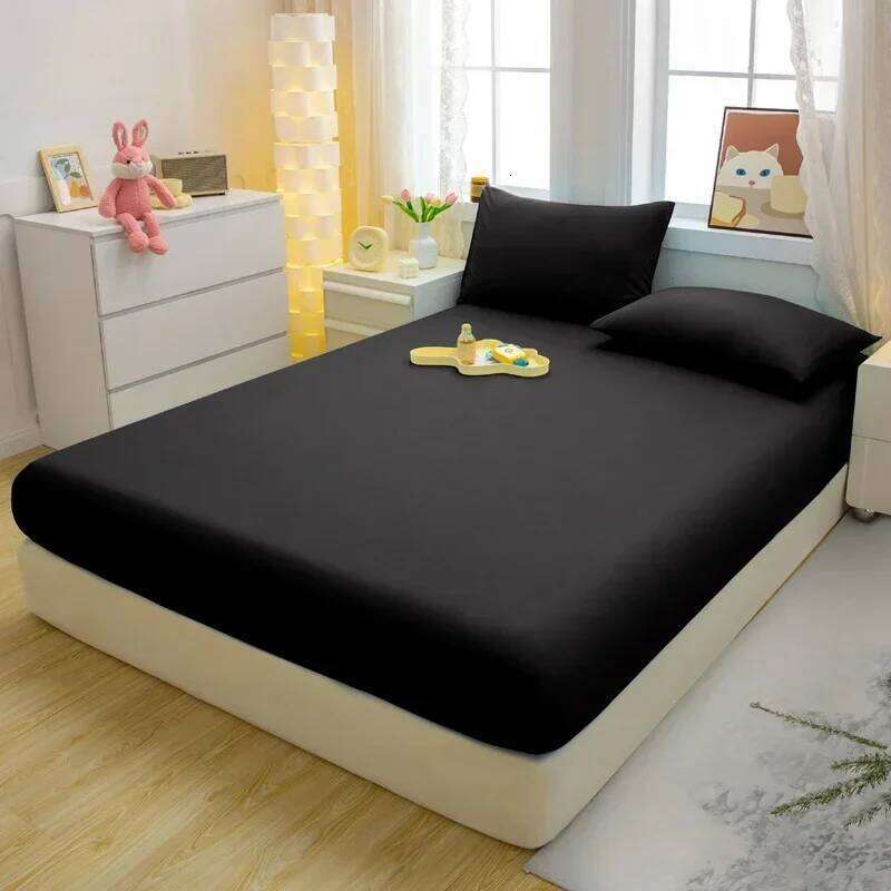 3pc minimalist modern solid color bedsheet soft and comfortable bedding, bedspread set including 1 bedsheet+2 pillowcases H260311