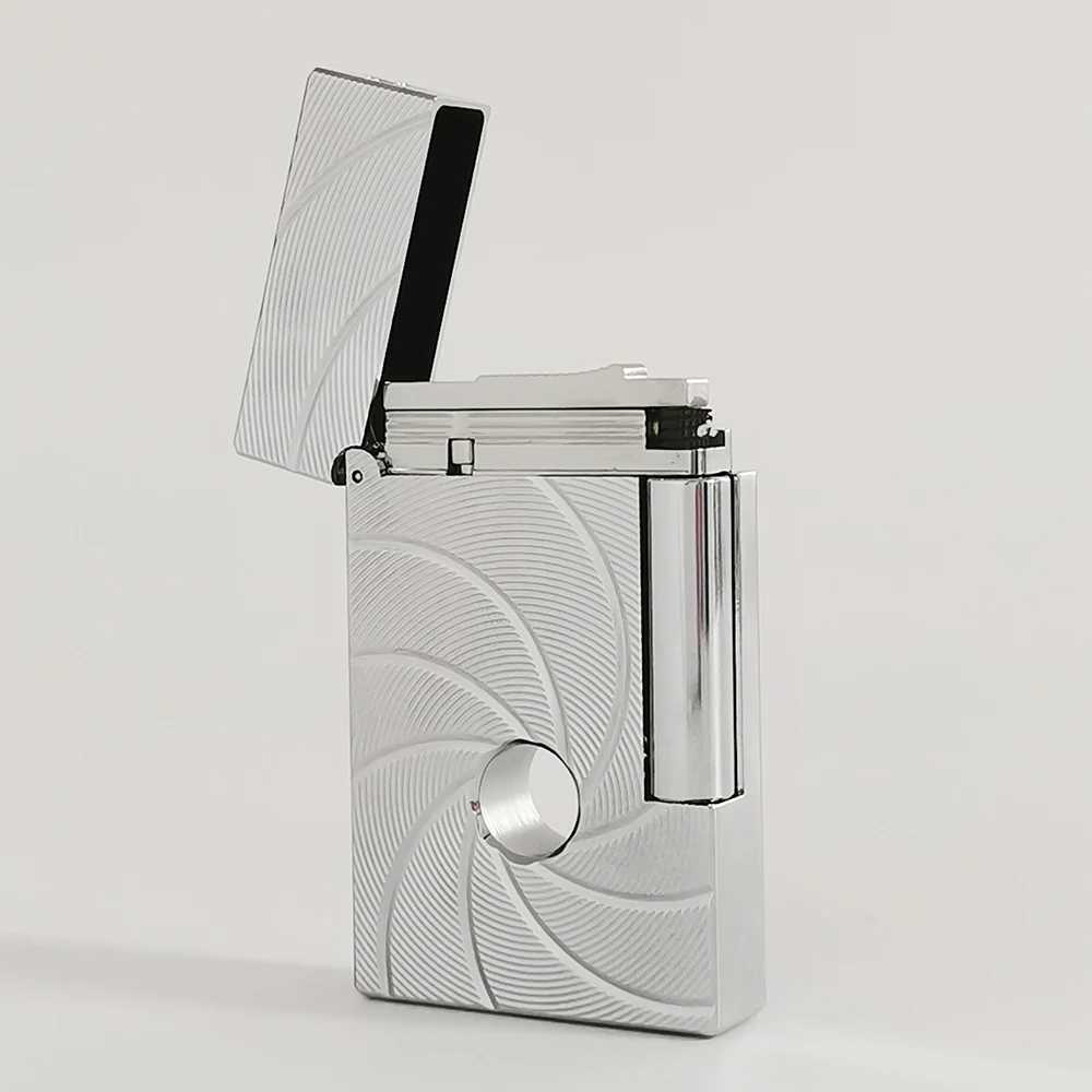 JTDunant Rotating Hole L2 Lighter 007 Butane Gas Smoking Gadgets Clear Sound Halloween Gifts Smoker Luxury Collections 2025 N260311