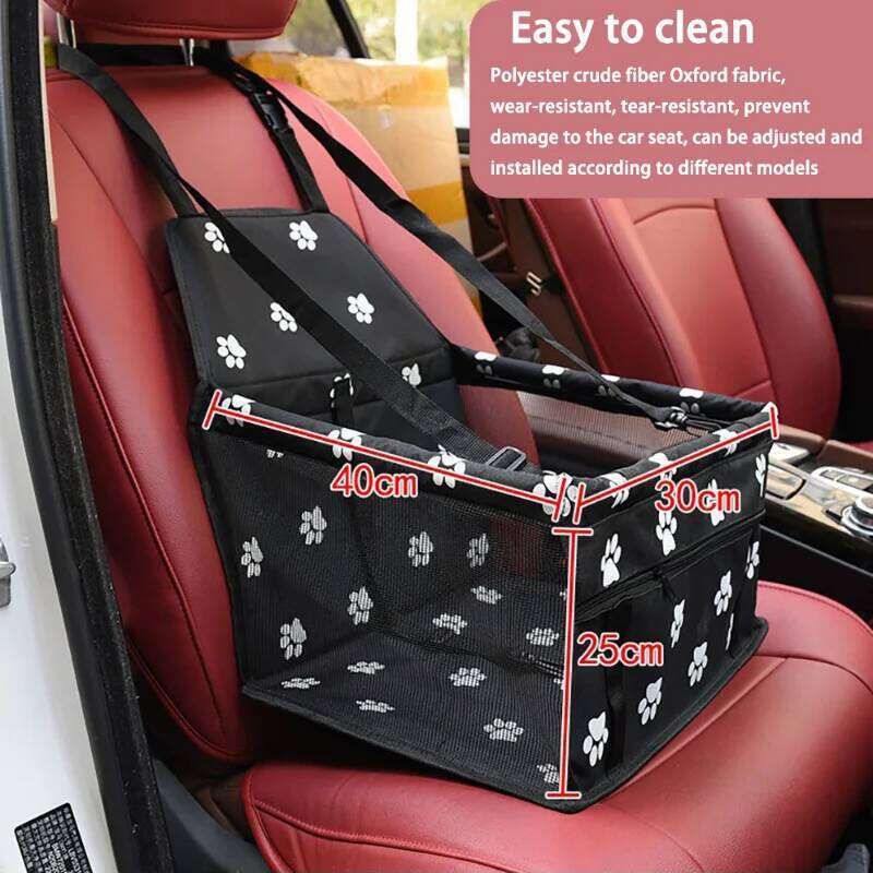 Dog Car Carrier Seat Waterproof Basket Folding Hammock Pet Carriers Bag For Small Cat Dogs Safety Travelling Mesh bag 26Y0310