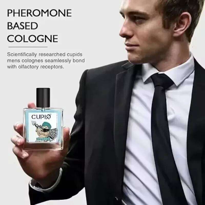 50ML Original Cupid Men's Pheromone Cologne Lasting Mature Hypnotic Rich Fragrance High Quality Hombre Perfume Body Spray Z260311