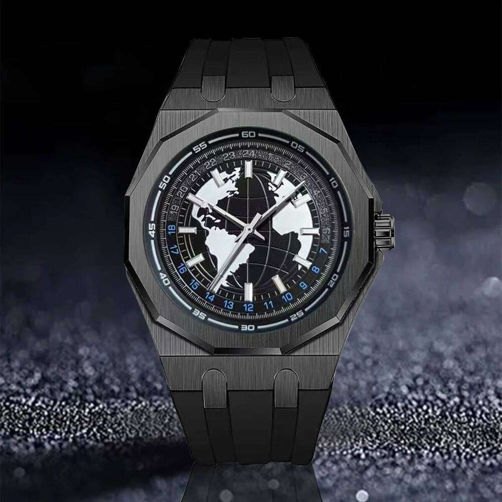 New Fashion Sports Warrior Series Earth shaped Luminous Waterproof Men's Mechanical Watch