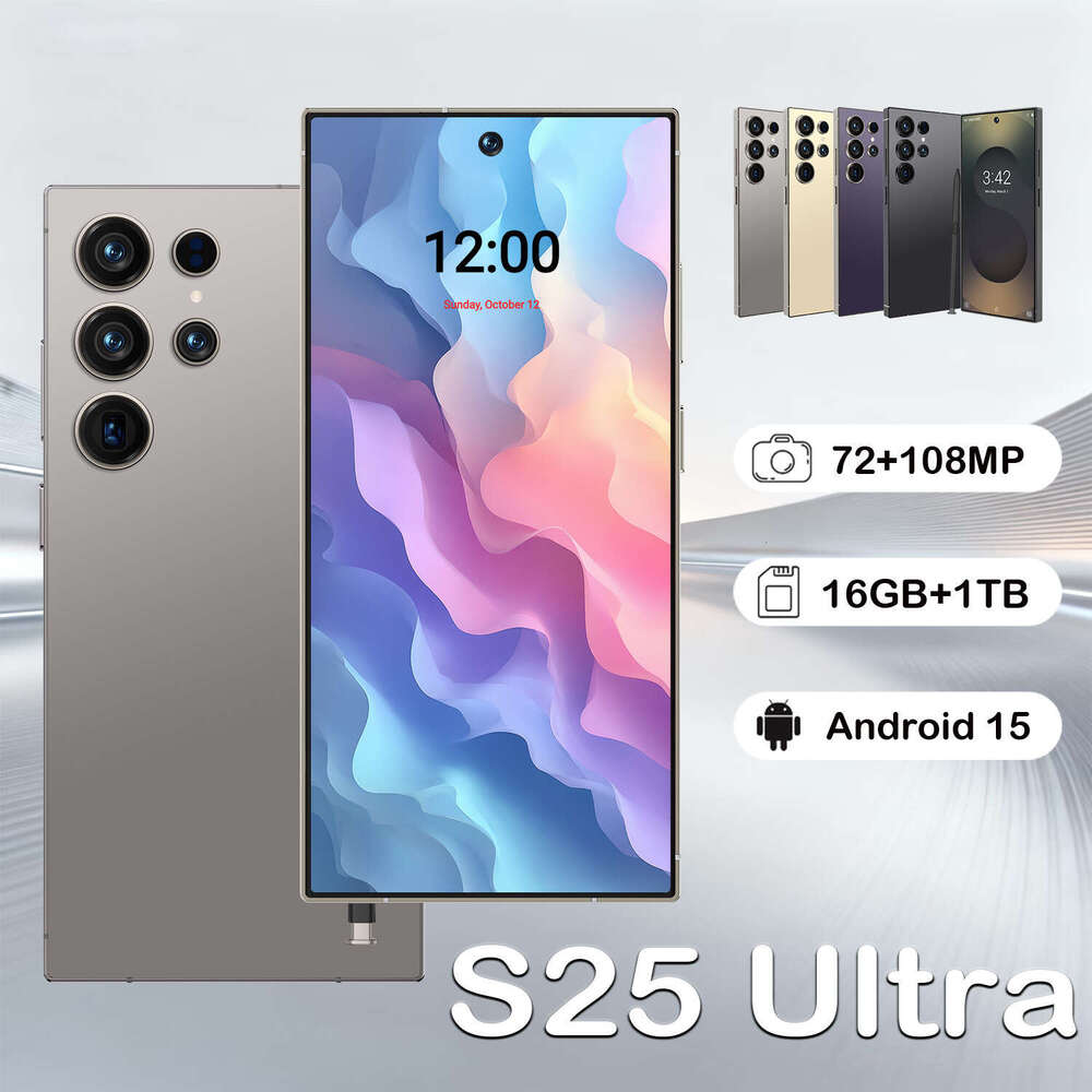 Famous brand cross-border hot selling S25 Ultra Android phone 6.9-inch large screen smartphone source factory CKS