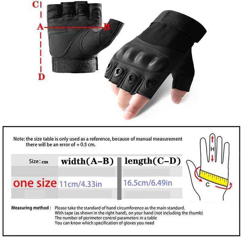 Tactical Sports Gloves Anti Slip Training Cycling Hiking Gloves Outdoor Camping MenS And WomenS Full/Half Finger Gloves M260311