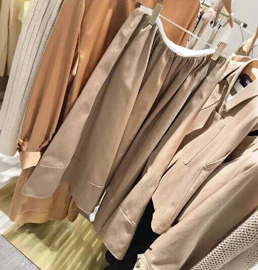 Women's 26 New Two-Piece Stand Up Collar Baseball Jacket And Flared Skirt Casual Set Mdng260311