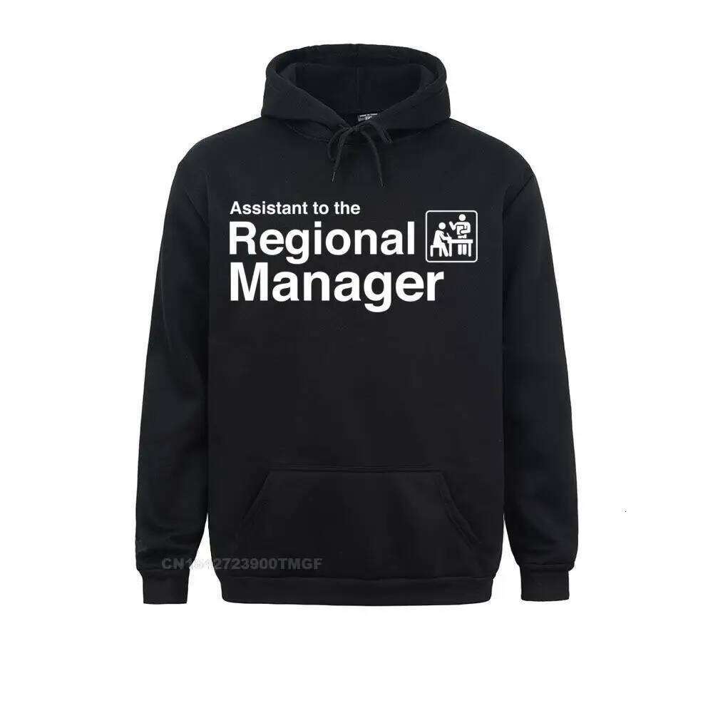 Funny Assistant to the Regional Manager Office Pullover Hoodie Sweatshirts for Men Hoodies Fashion Graphic Hoods Birthday C260311