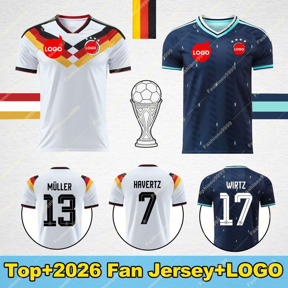Germany Jersey 2026,World Cup 2026 Jersey,Home and Away Fan Soccer Jerseys,Customizable jersey names and numbers,Sizes for men, women, and Kids, 16-4XL