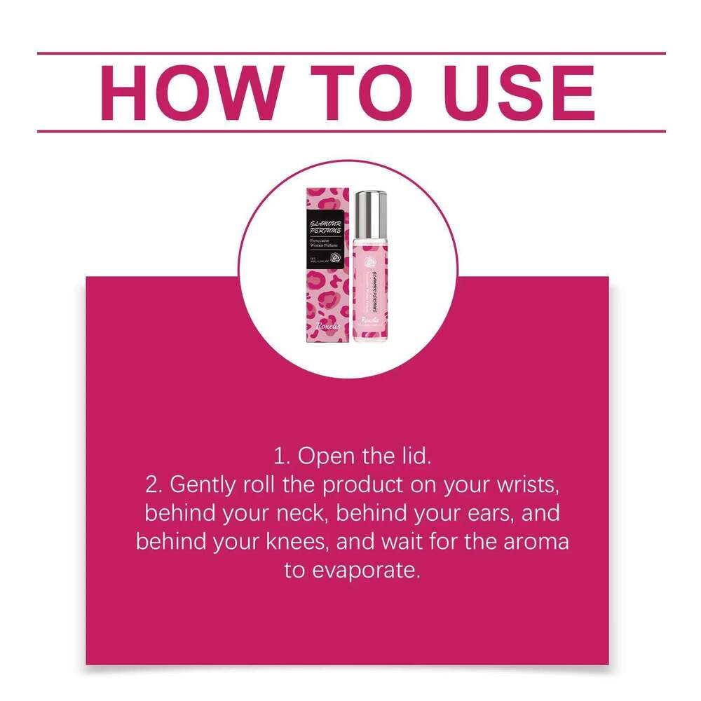 Roxelis Pheromone Roller Sweet Floral Fragrance Long Lasting Refreshing Charming Remove Odor Women Dating Perfume Z260311