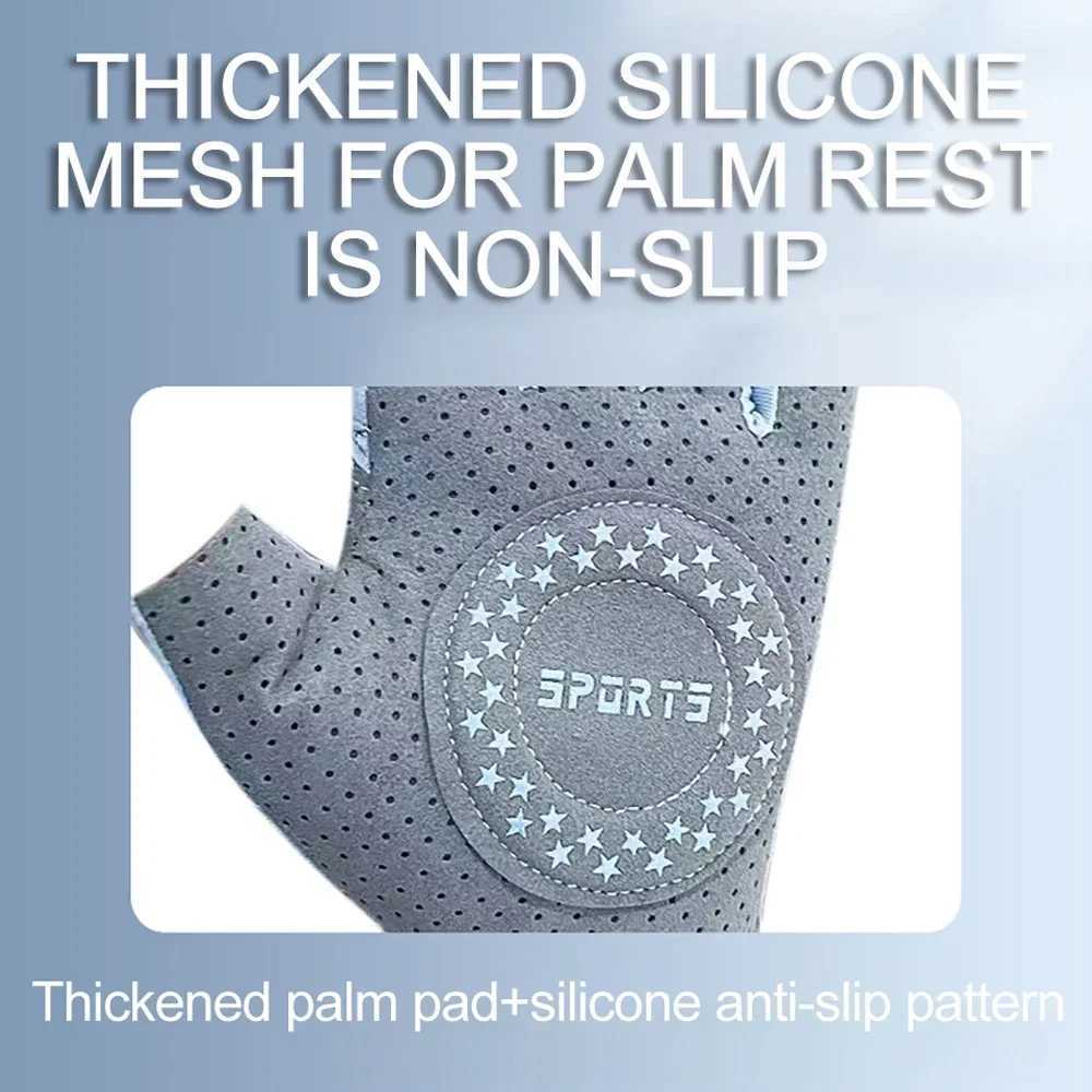 1 Pair Outdoor Sports Workout Gloves for Men and Women Exercise Gloves for Weight Lifting Cycling Gym Training Breathable M260311