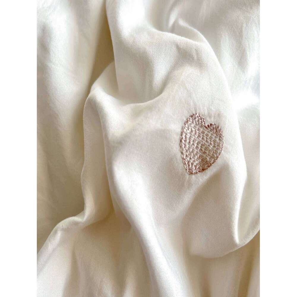 Size Comforter cover Set, 3 PCS tulip embroidery with ruffles Pattern, Soft All Season King Bedding Set H260311 - view 7