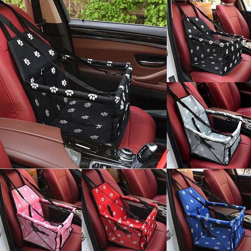 Dog Car Carrier Seat Waterproof Basket Folding Hammock Pet Carriers Bag For Small Cat Dogs Safety Travelling Mesh bag 26Y0310