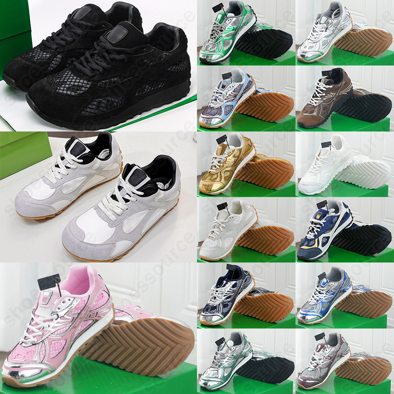 Free shipping with box designer dress shoes for men women Orbit sneakers trainers navy blue silver pink white sports shoes