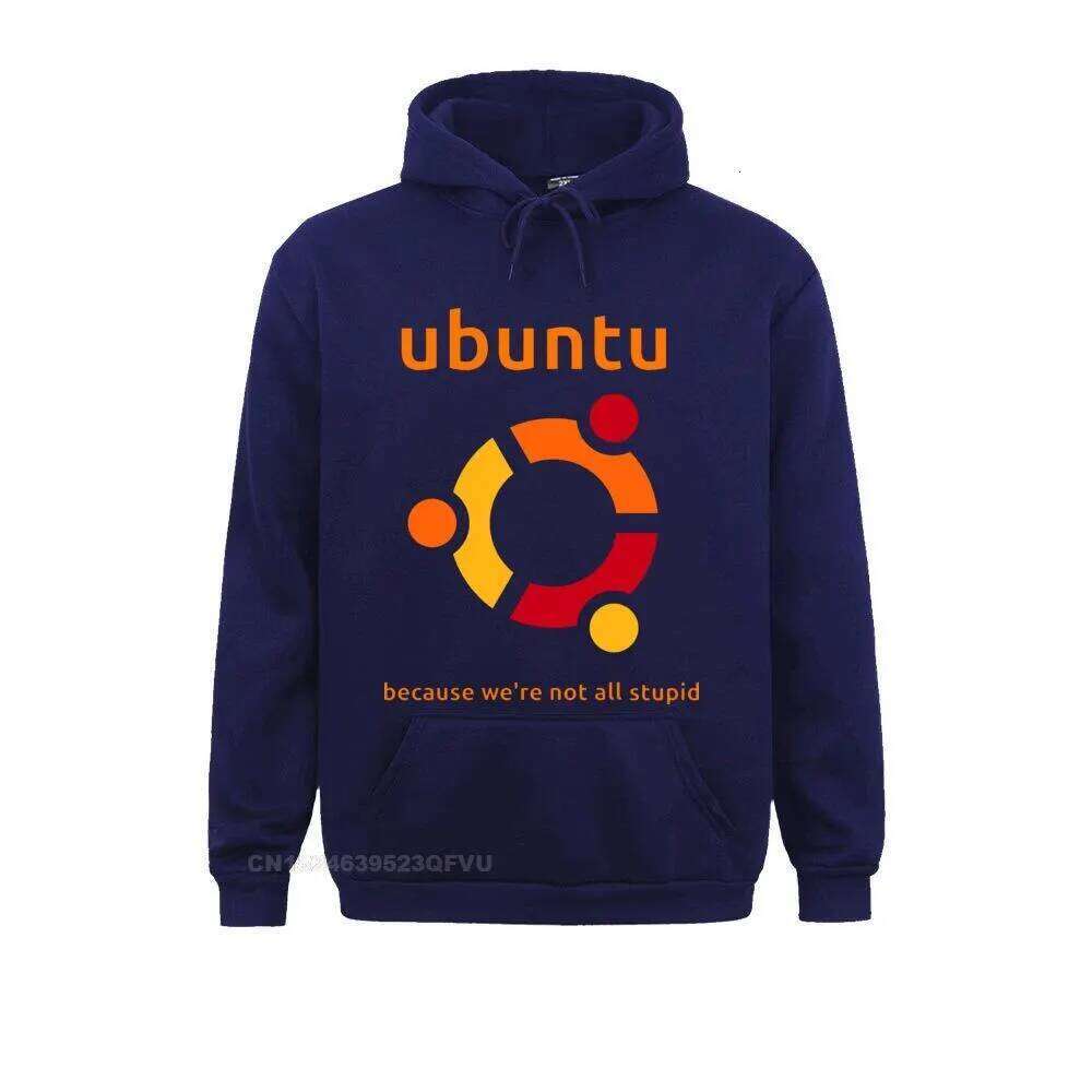 Men's Hoodie Ubuntu Linux Satire Geek Humor Novelty Cotton Sweater Crewneck Clothes Adult Oversized C260311