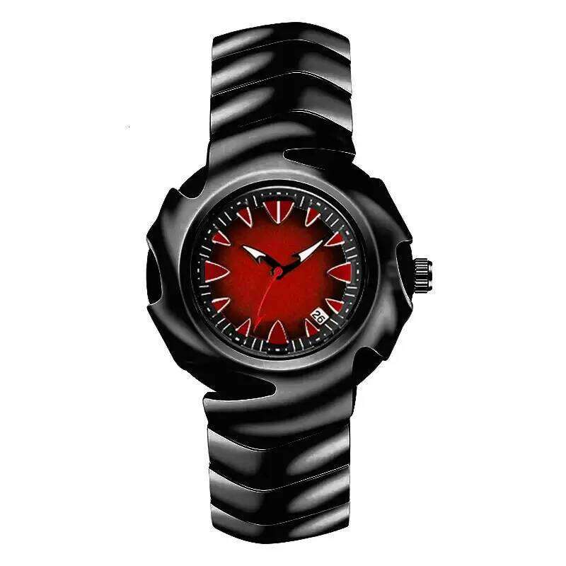 Top Brand Luxury Fashion Quartz For Men Waterproof Creative Design Alien Blade Shell Cool Clock Sport Watch Y2K Wristwatch