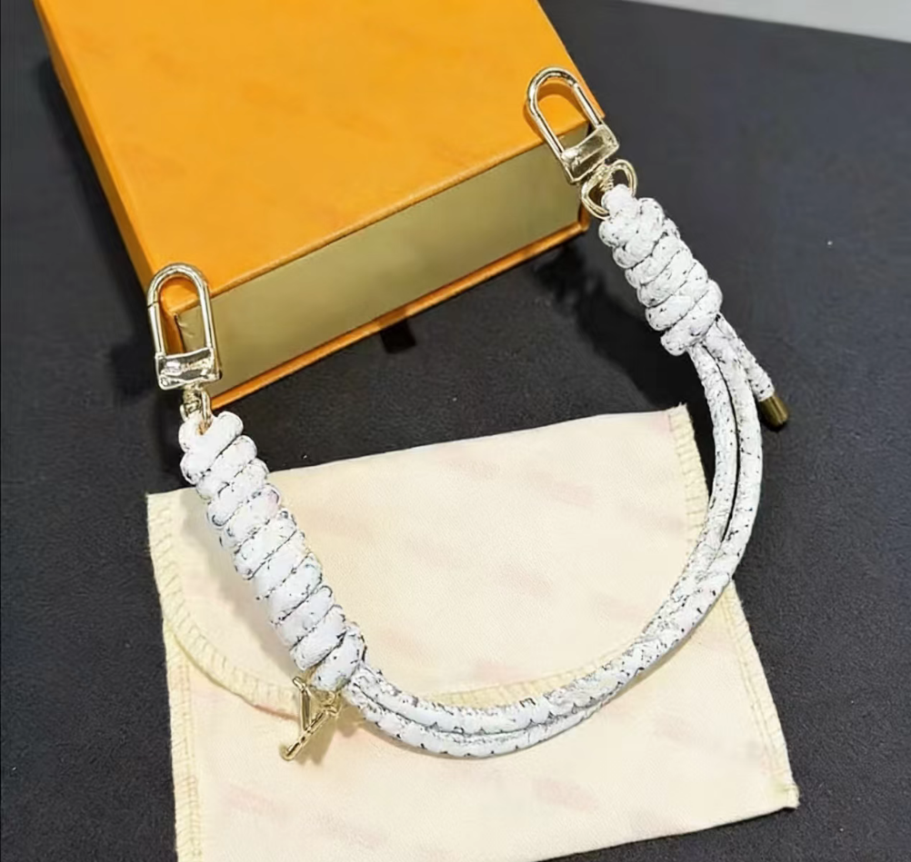 2026 New Arrival Luxury metal Paris V Script Chain Bag Charm fashion House designer classic Takashi Murakami White Multicolore
