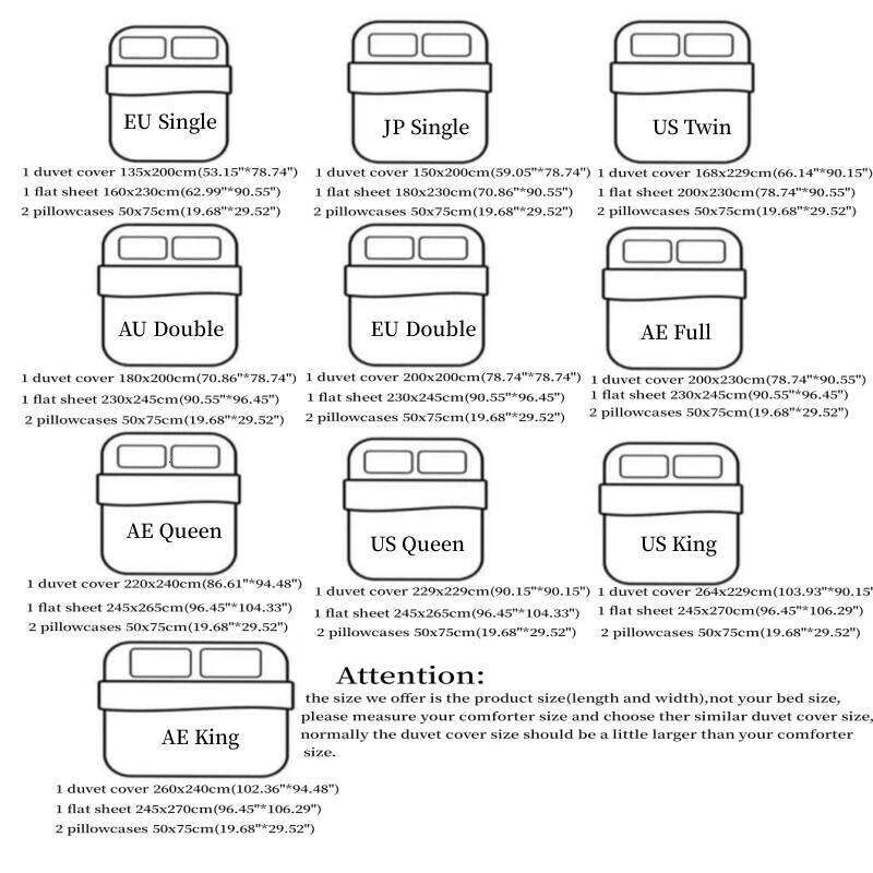 4pcs Blue Bow Duvet cover set 1*Duvet Cover + 2*Pillowcase+ 1flat sheet Bedding Set, Soft Comfortable H260311