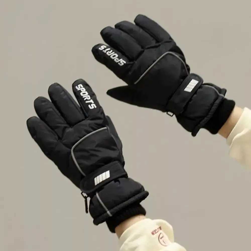 Portable Winter Warm Touchscreen Ski Gloves Non-slip Snow Snowboard Outdoor Mittens Windproof Thicken Cycling Gloves M260311