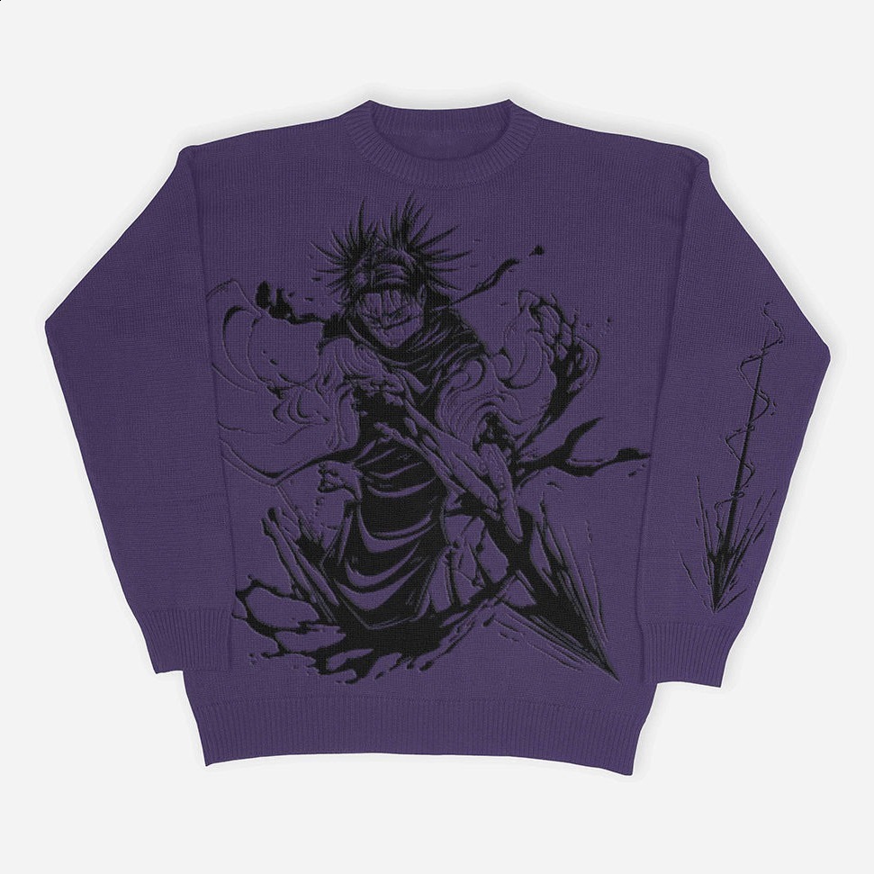 Wool Pullover Sweater Kintted Sweater Hip Hop High Street Women Mens Y2k Tops Harajuku Anime Style Streetwear Clothes 240809