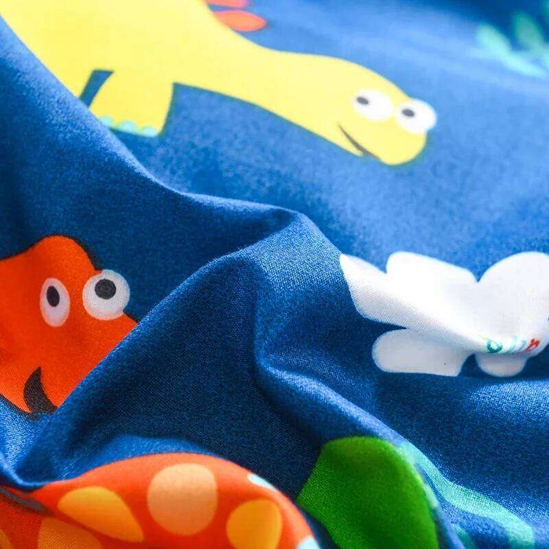 Blue Dinosaurs Duvet Cover Queen Kids Cartoon Comforter Covers Sets for Boys Soft Cute Animals Pattern Bedding Set Home Decor H260311