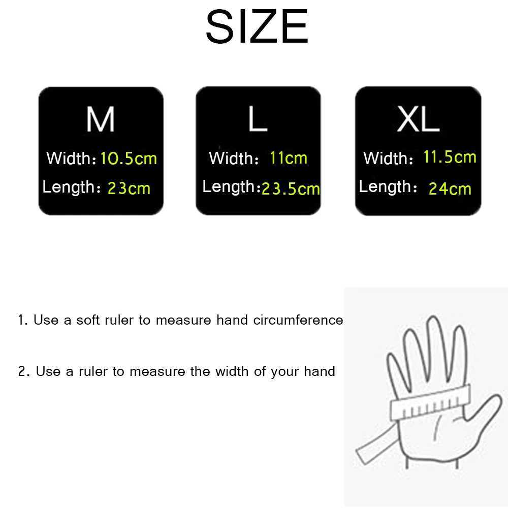 Winter Men Women Skiing Gloves Waterproof Warm Windproof Non-Slip Touchscreen Snowboard Snowmobile Cycling Gloves Reflective M260311