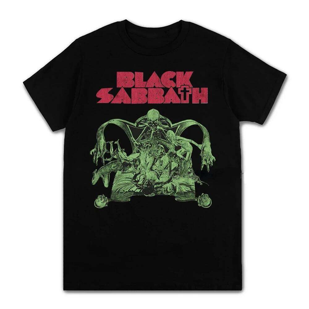 2026 Black Metal Rock Band Men Women Fashion Casual Graphic Short Sleeve Plus Size T Shirt Unisex C260311
