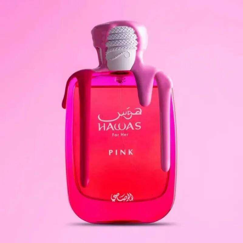 RASASI Hawas Pink Eau de Parfum Spray 100ml Original Arab Perfumes Lasting Floral Fruity Pheromones Perfume Cologne Makeup Gift Z260311