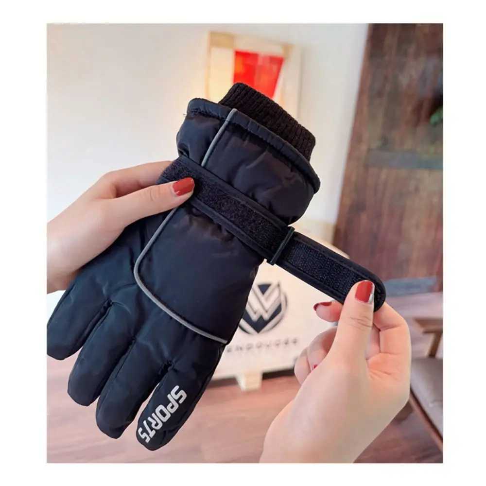 Portable Winter Warm Touchscreen Ski Gloves Non-slip Snow Snowboard Outdoor Mittens Windproof Thicken Cycling Gloves M260311