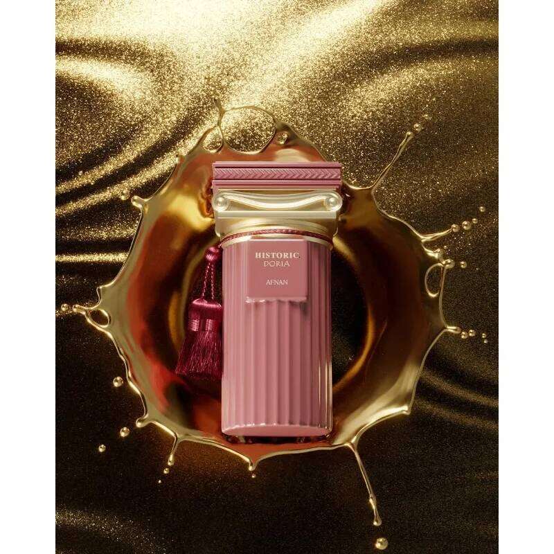 Afnan Historic Doria Eau de Parfum Spray for Women and Men 3.4 Fl. Oz Original Arab Perfume Lasting Floral Pheromones Makeup Z260311