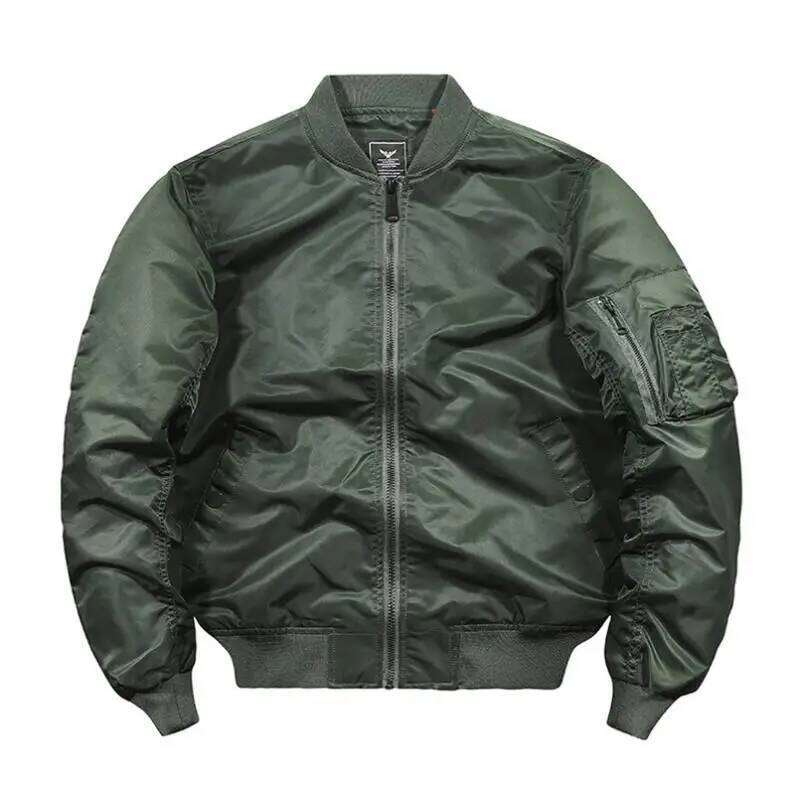 Spring Autumn Bomber Men Women Military Fly Jacket Varsity Baseball Flight Coat Windbreaker Mens Clothing 26H0311