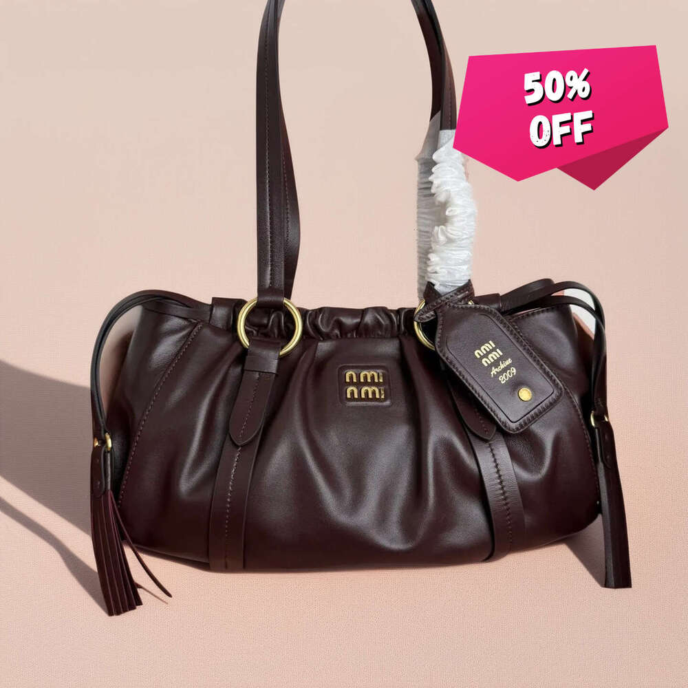 designer Ladies Handbag Shoulder bag Vintage Motorcycle Bag High quality Real cowhide luxury Boys new handbag 12A