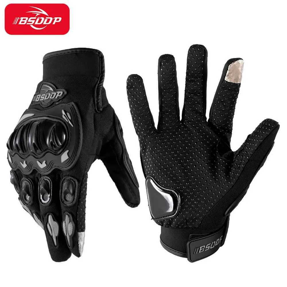 Moto Motorcycle Protect Racing Glove Cycling Riding Men Anti-drop Four-season Breathable Full Finger Knight Touch Screen Gloves M260311