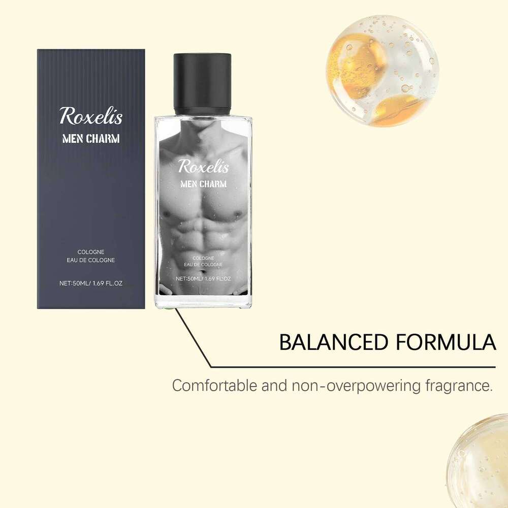 Roxelis 50ml Men Charming Light Fragrance Dating Romantic Atmosphere Confidence Boost Refreshing Cologne Perfume Z260311
