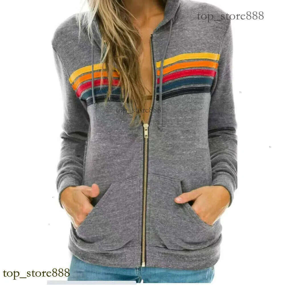 Aviatorly Sweatshirt Womens Sports Casual Yoga Tracksuit Zipper Cardigan Jacket Rainbow Long Sleeve Aviatorsweatshirt Sweatpants Avator Nations Tracksuit 633