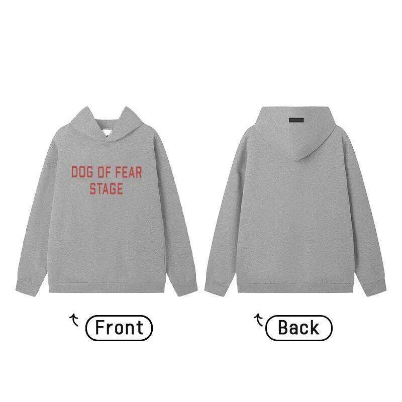 Luxury Extra Large Double Row Letter Logo 2025 Autumn/Winter Men's Women's High Street Y2K Pure Cotton Hoodie L260617
