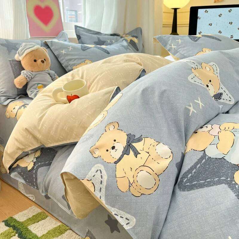 Pure piece 150x200x230 quilt cover cotton 2025 new printing small fresh single product series H260311