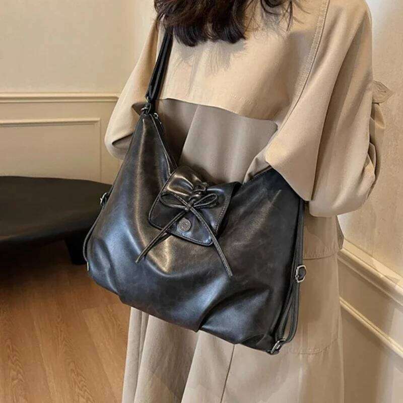 Vintage Fashion Large Capacity Shoulder Crossbody Bags For Women Multifunctional Women's Backpack 2026 Latest Designer Handbag XJ260311