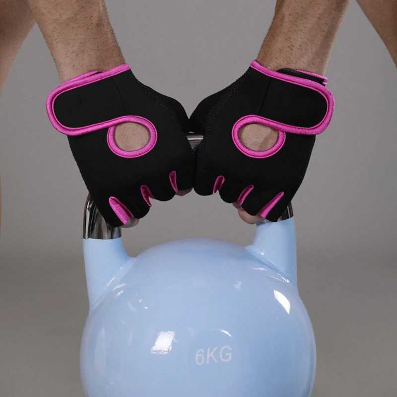 Outdoor Sports Gloves Half Finger Mens And Womens Fitness Cycling Wrist Gloves Rock Climbing Non-slip Breathable Cycling M260311