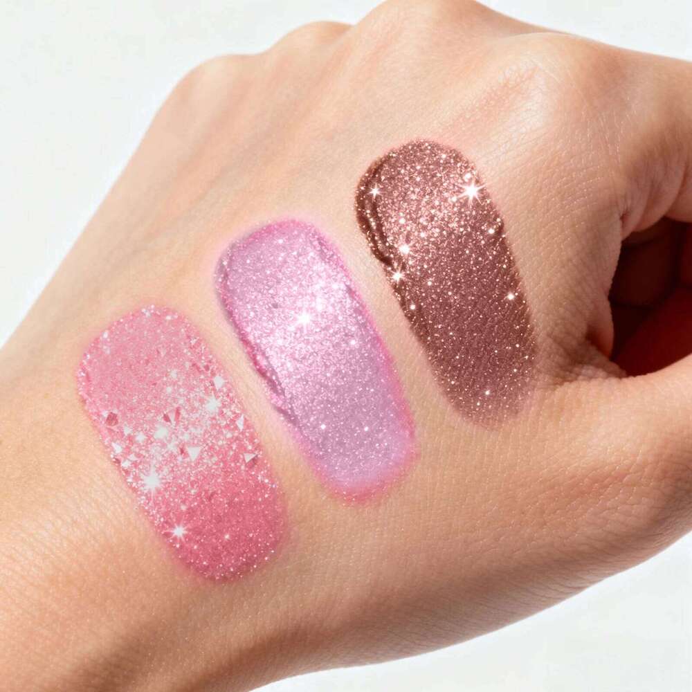 3 Colors Glitter Lipstick Diamond Lip Gloss Waterproof Long Lasting Sexy Pearlescent Lipgloss Christmas Stage Makeup Cosmetic W260311