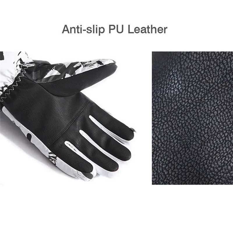 Ski Gloves Women Men Ultralight Waterproof Touch Screen Winter Thick Warm Snowboard Gloves Outdoor Mountain Biking Snow Gloves M260311
