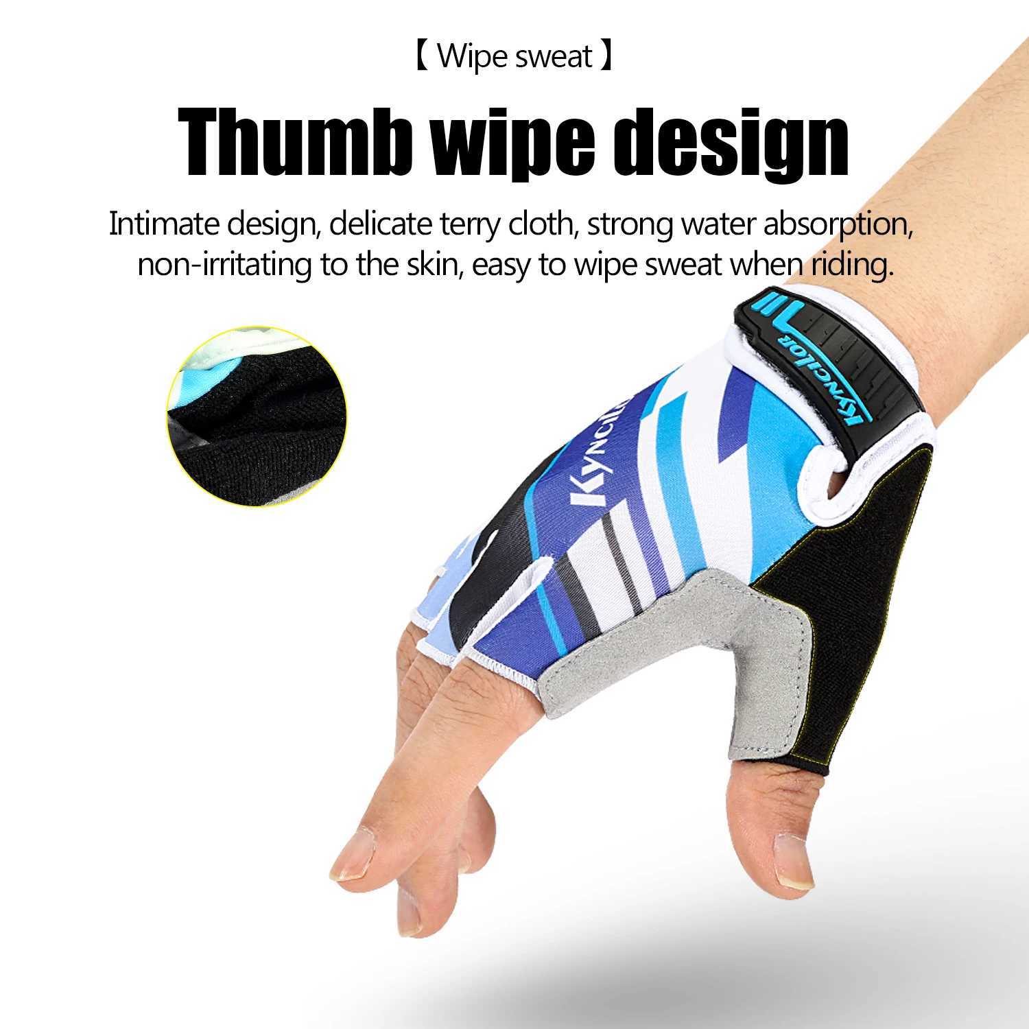 Cycling Gloves Anti-Radiation Sports Fitness Men And Women Breathable Non-Slip Short-Finger Bicycle Half-Finger Gloves M260311