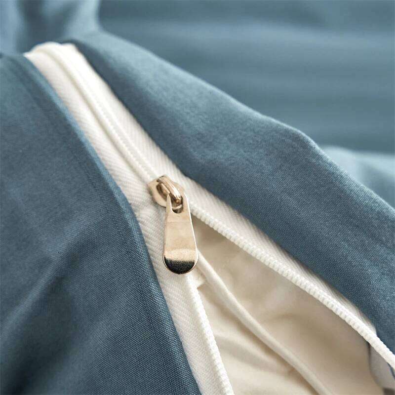 Bonenjoy Bedsheet Solid Color Bedclothes Soft Bed Linen Girls Boys Room Bedding Single/Queen Size Quilt Cover Set H260311 - view 6