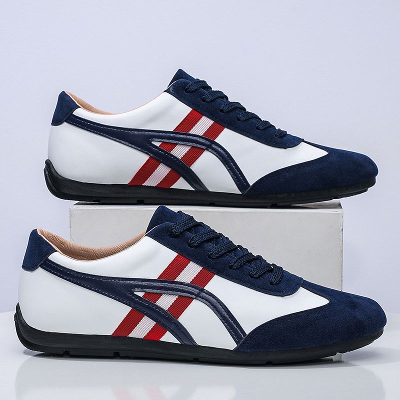 2026 Autumn/winter New Style Leather Waterproof Casual Shoes - Low Top Luxury Multi-functional Loafers - Sport Shoes - English Style Lace-up Flat Shoe