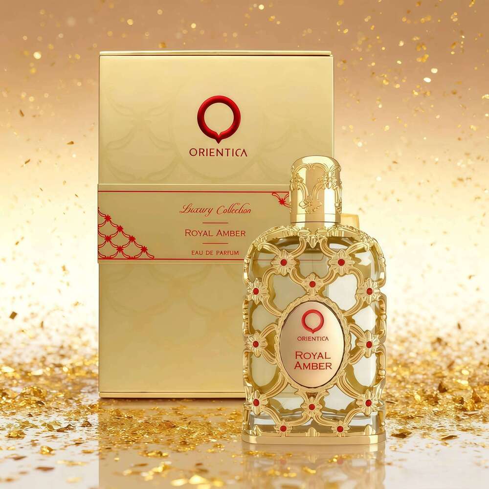 Orientica Royal Amber Unisex Perfume Long Lasting Eau de Parfum Spray 100ml Luxury Saffron Rose Oud Oriental Woody Fragrance Z260311