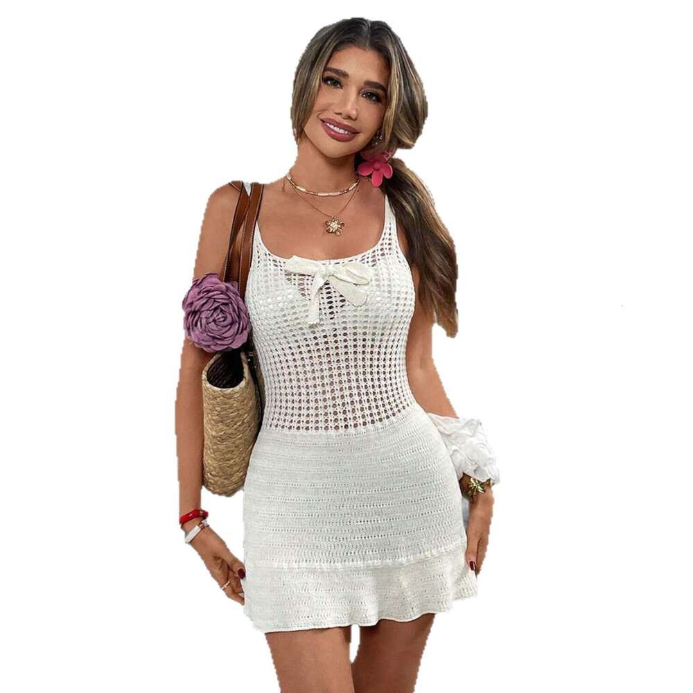 Free shipping new sexy hollow knitted cover shirt, beach bikini, designer swimsuit cover up, beach vacation skirt