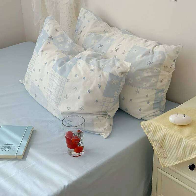 3pcs Duvet Set 1*Duvet Cover + 2*Pillowcase, Without Core, Blue Bedding Set, Soft Comfortable H260311