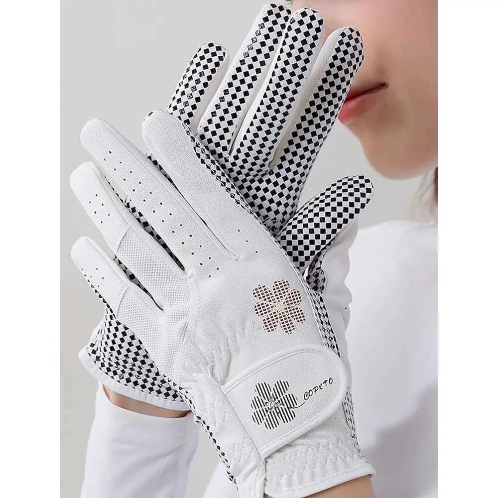 A Pair Anti-slip Gloves Enhanced Grip Breathable Womens Glove Comfortable Wear-resisting Ladies Gloves M260311