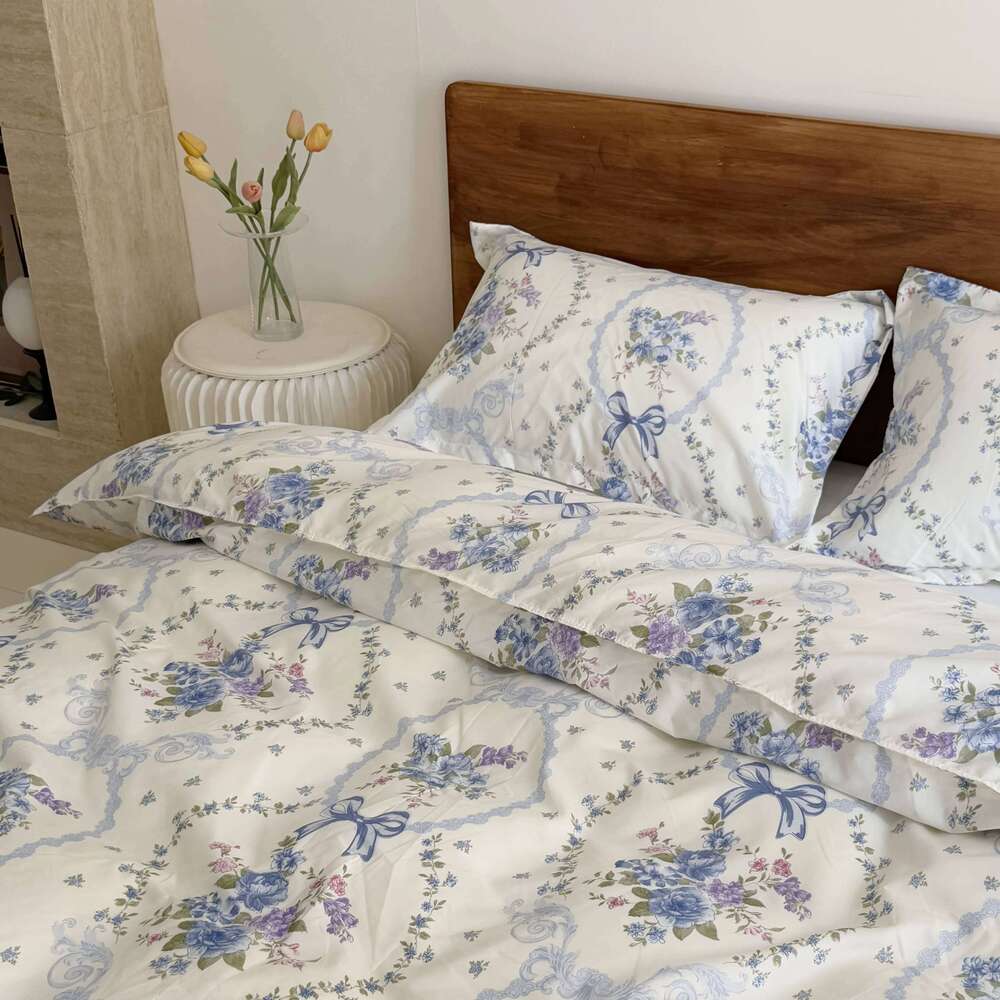 3pcs Brushed Bedding Pillowcase Set Skin Friendly Breathable Duvet Cover Pillowcases -HZ H260311 - view 6