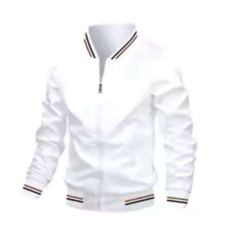 Spring Summer Bomber Jacket Black Casual Slim Fit Baseball Mens New Autumn Fashion Jackets for Men 26H0311