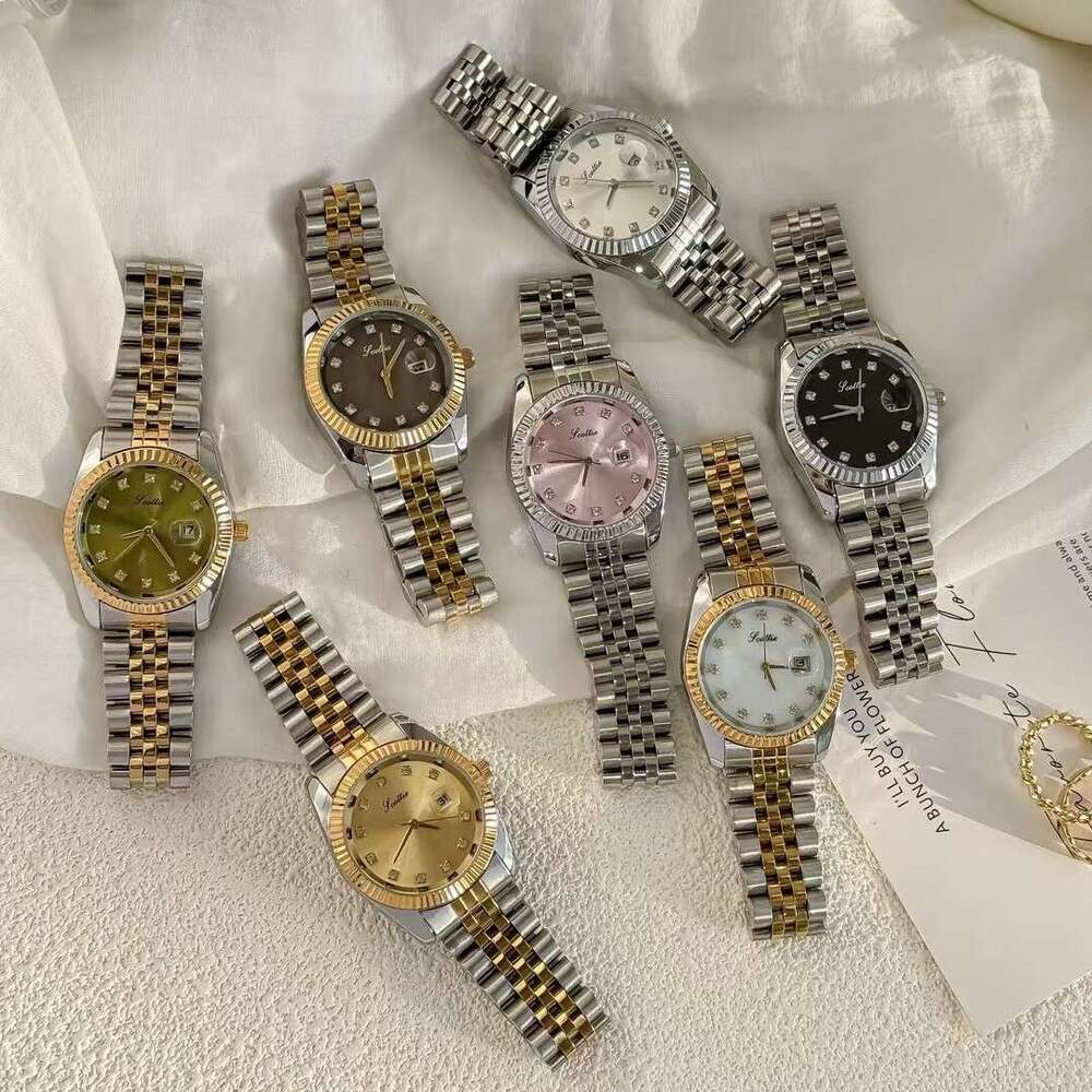 With Box Dainty Supply Women's Watch Poem Classic Waterproof Calendar Retro Steel Band Design Free gift