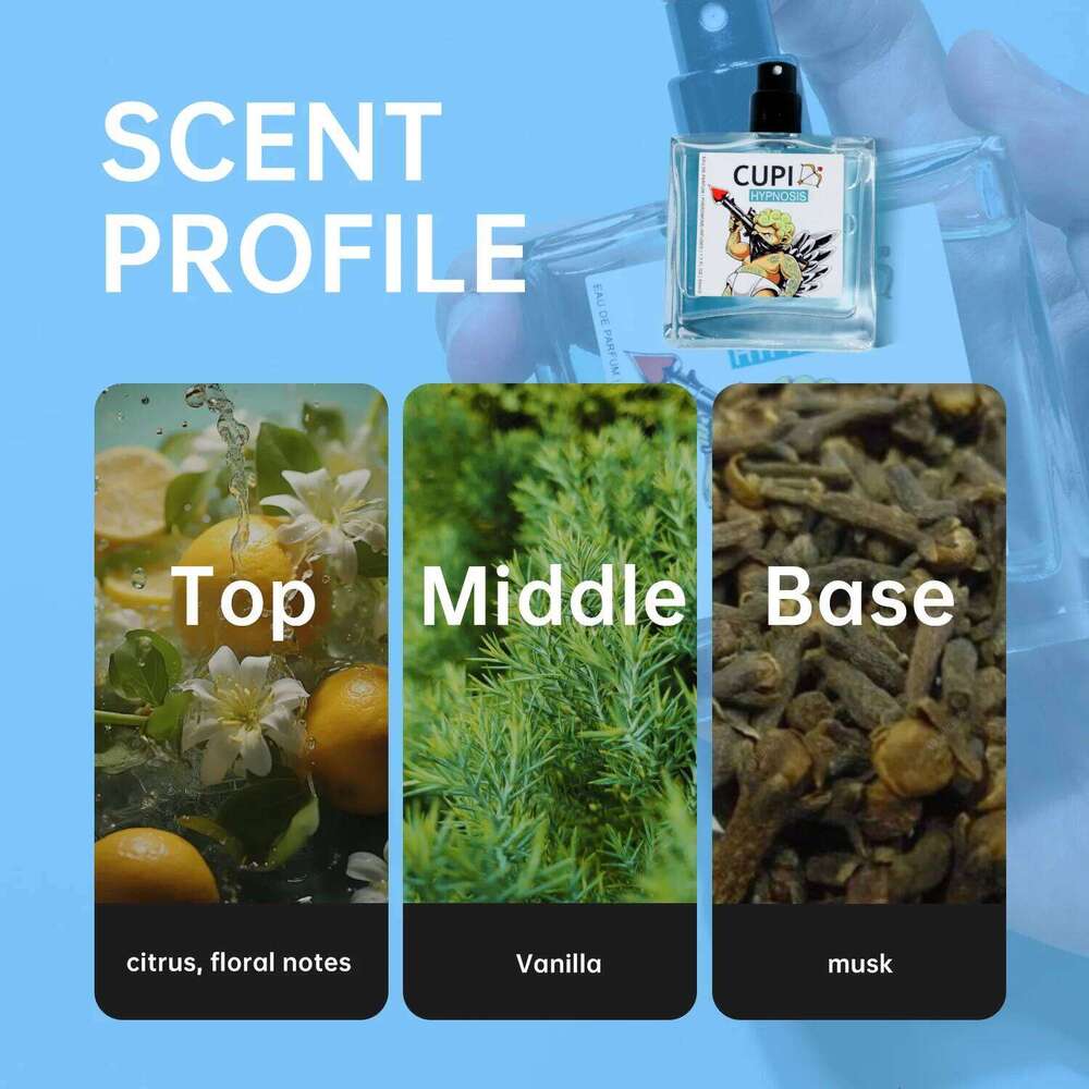 50ML Cupid Pheromone Long Lasting Perfume for Men and Women Light Cologne Fragrance Z260311